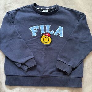 Fila Kids Navy Crewneck